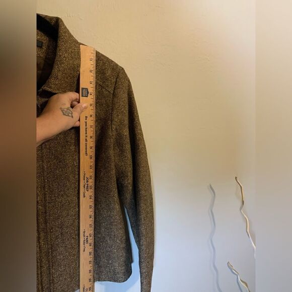 Louben brown tweed jacket size 10 - Picture 9 of 11